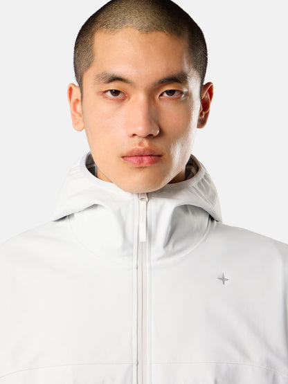 Stone Island Oversized-Fit Zip-Up Hooded Sweatshirt with Zip Pockets 6100045