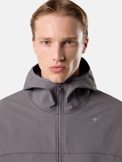 Stone Island Oversized-Fit Zip-Up Hooded Sweatshirt with Zip Pockets 6100045