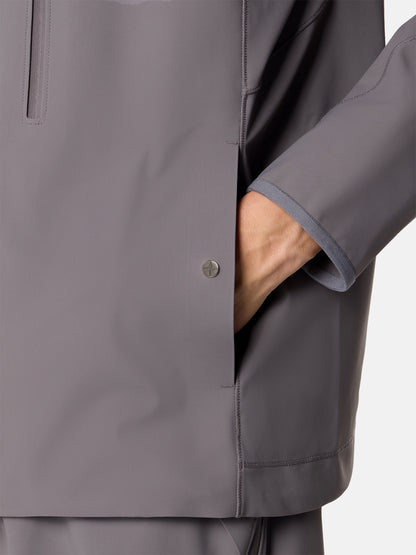 Stone Island Oversized-Fit Zip-Up Hooded Sweatshirt with Zip Pockets 6100045