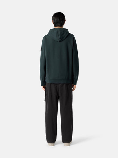 Stone Island Regular-Fit Hooded Sweatshirt with Thumbhole Cuffs 6100048