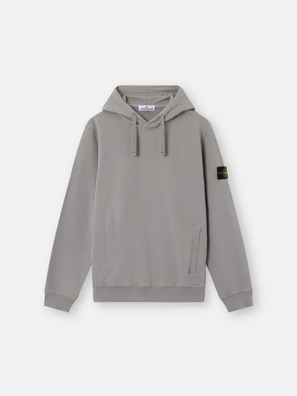 Stone Island Regular-Fit Hooded Sweatshirt with Thumbhole Cuffs 6100048