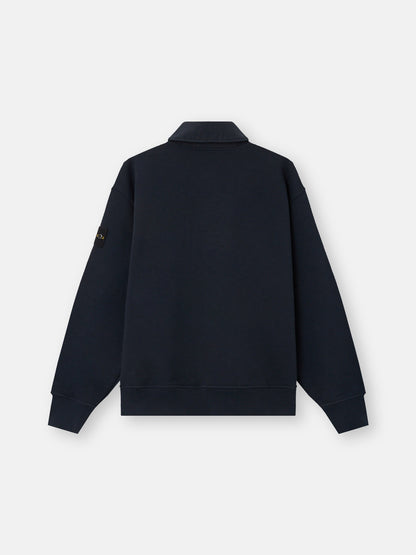 Stone Island Oversized-Fit Crewneck Sweatshirt with Button Fastening 6100054
