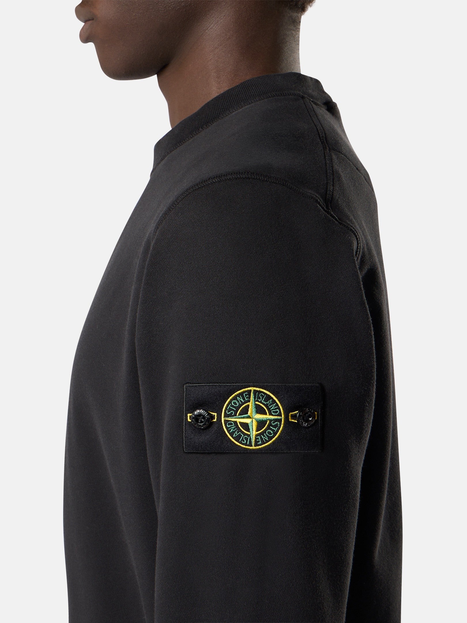 Stone Island Regular-Fit Crewneck Sweatshirt with Raglan Sleeves 6100060