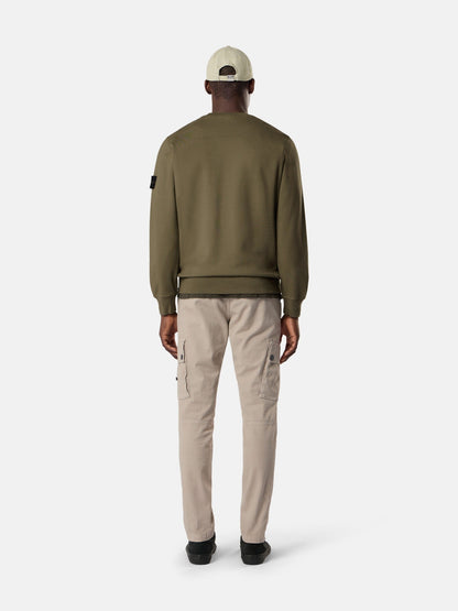 Stone Island Regular-Fit Crewneck Sweatshirt with Raglan Sleeves 6100060