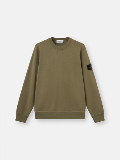Stone Island Regular-Fit Crewneck Sweatshirt with Raglan Sleeves 6100060