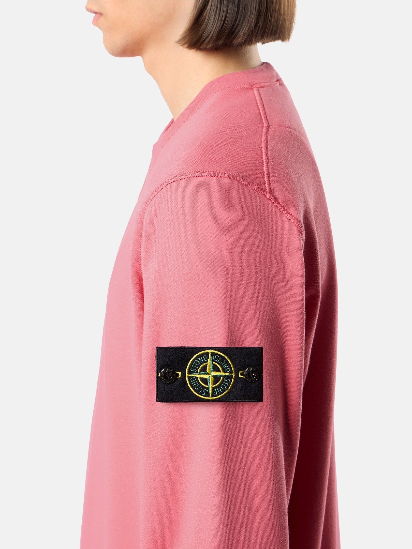 Stone Island Regular-Fit Crewneck Sweatshirt with Raglan Sleeves 6100060