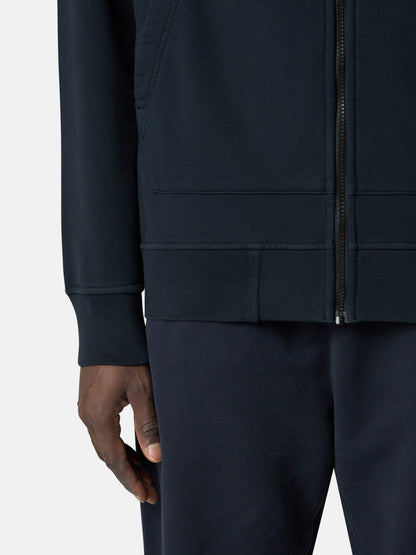 Stone Island Regular-Fit Zip-Up Hooded Sweatshirt with Pockets 6100061