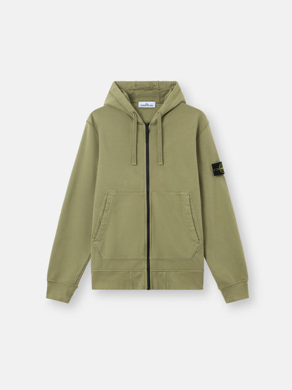 Stone Island Regular-Fit Zip-Up Hooded Sweatshirt with Pockets 6100061