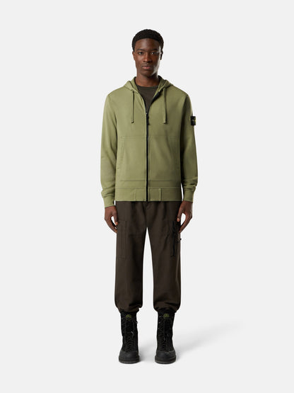 Stone Island Regular-Fit Zip-Up Hooded Sweatshirt with Pockets 6100061