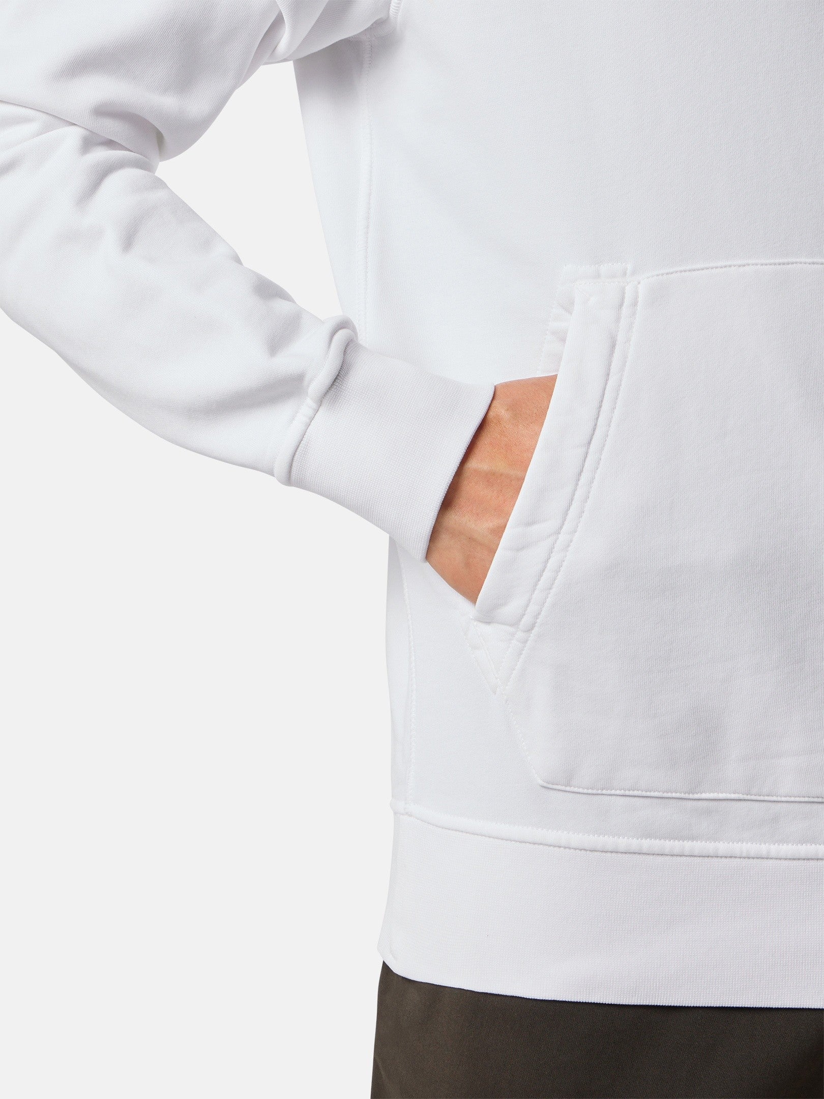 Stone Island Regular-Fit Hooded Sweatshirt with Pouch Pocket 6100062