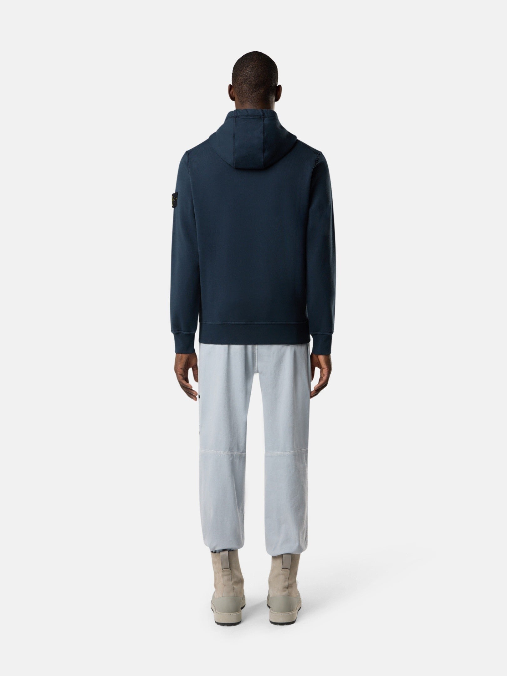 Stone Island Regular-Fit Hooded Sweatshirt with Pouch Pocket 6100062