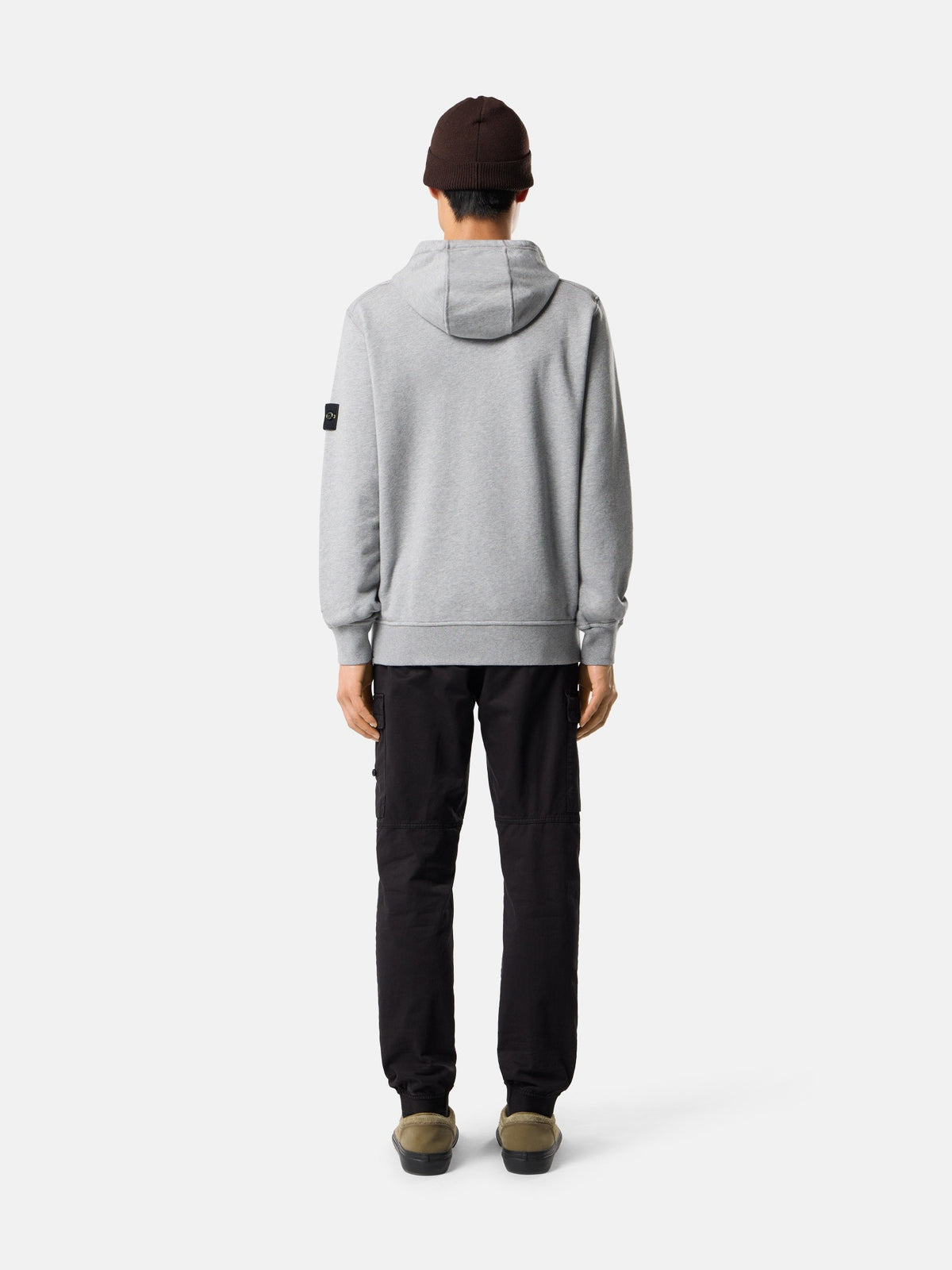 Stone Island Regular-Fit Hooded Sweatshirt with Pouch Pocket 6100062