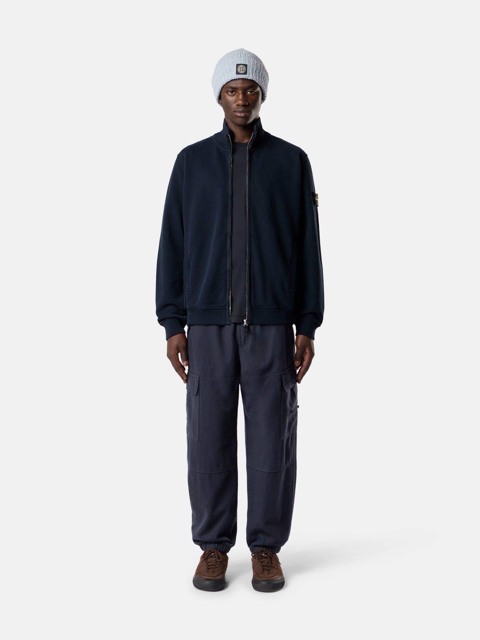 Stone Island Regular-Fit Track Jacket with Ribbed Inserts 6100066