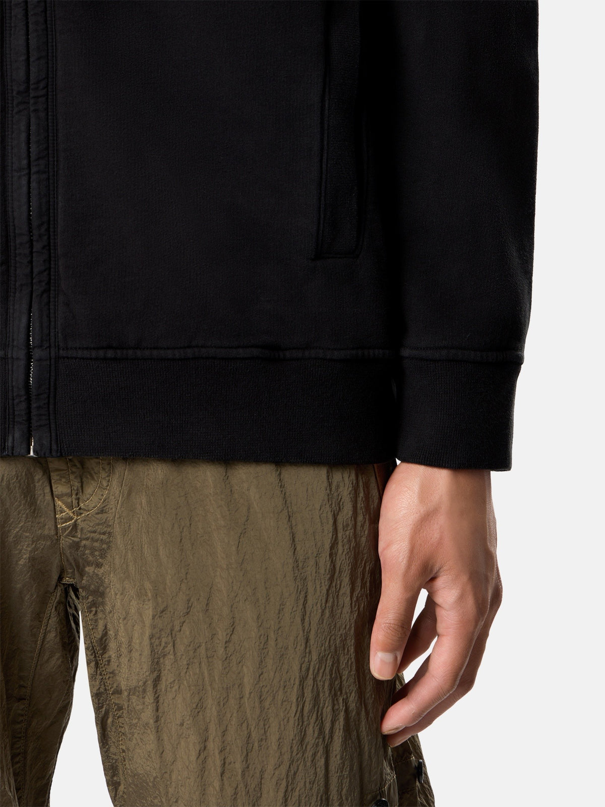 Stone Island Regular-Fit Track Jacket with Ribbed Inserts 6100066