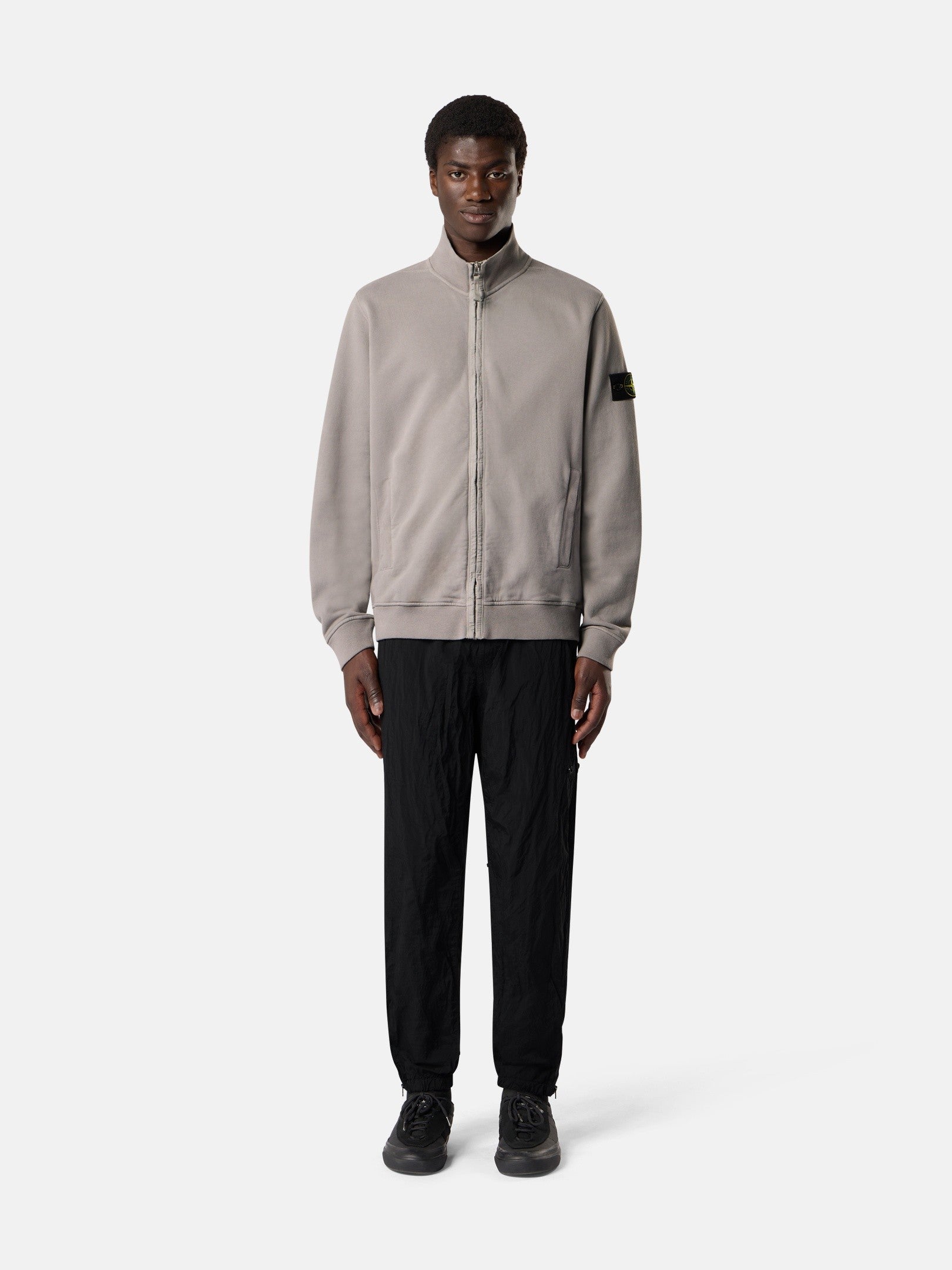 Stone Island Regular-Fit Track Jacket with Ribbed Inserts 6100066