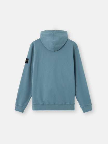 Stone Island Regular-Fit Zip-Up Hooded Sweatshirt with Ribbed Inserts 6100067