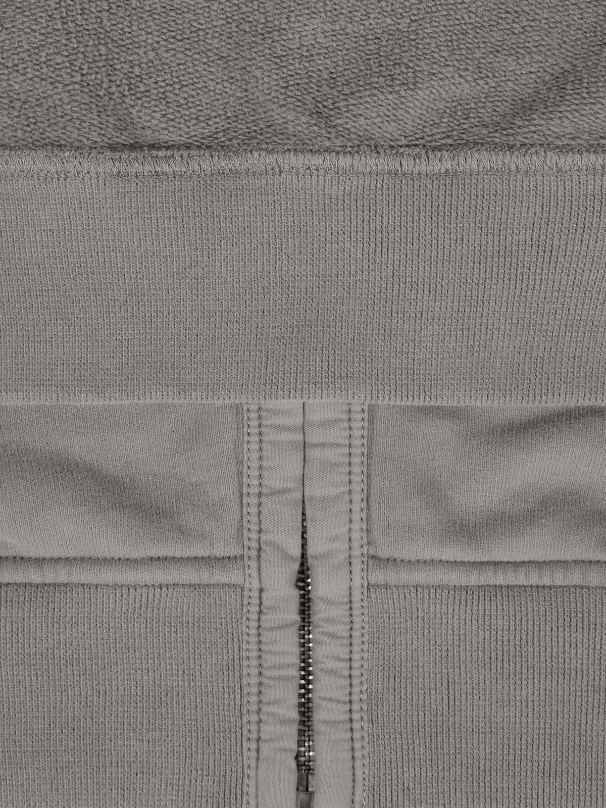 Stone Island Regular-Fit Zip-Up Hooded Sweatshirt with Ribbed Inserts 6100067