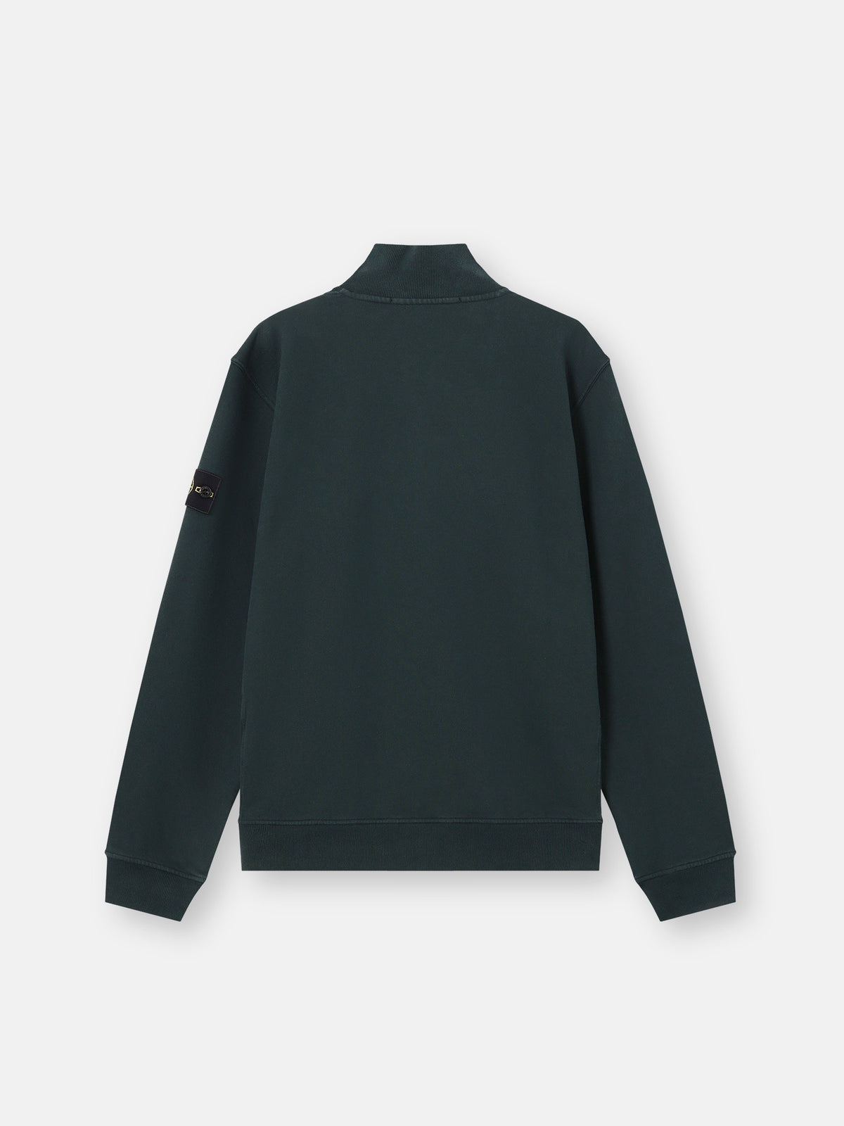 Stone Island Regular-Fit Half-Zip Sweatshirt with Ribbed Inserts 6100068
