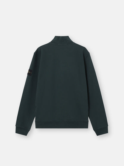 Stone Island Regular-Fit Half-Zip Sweatshirt with Ribbed Inserts 6100068