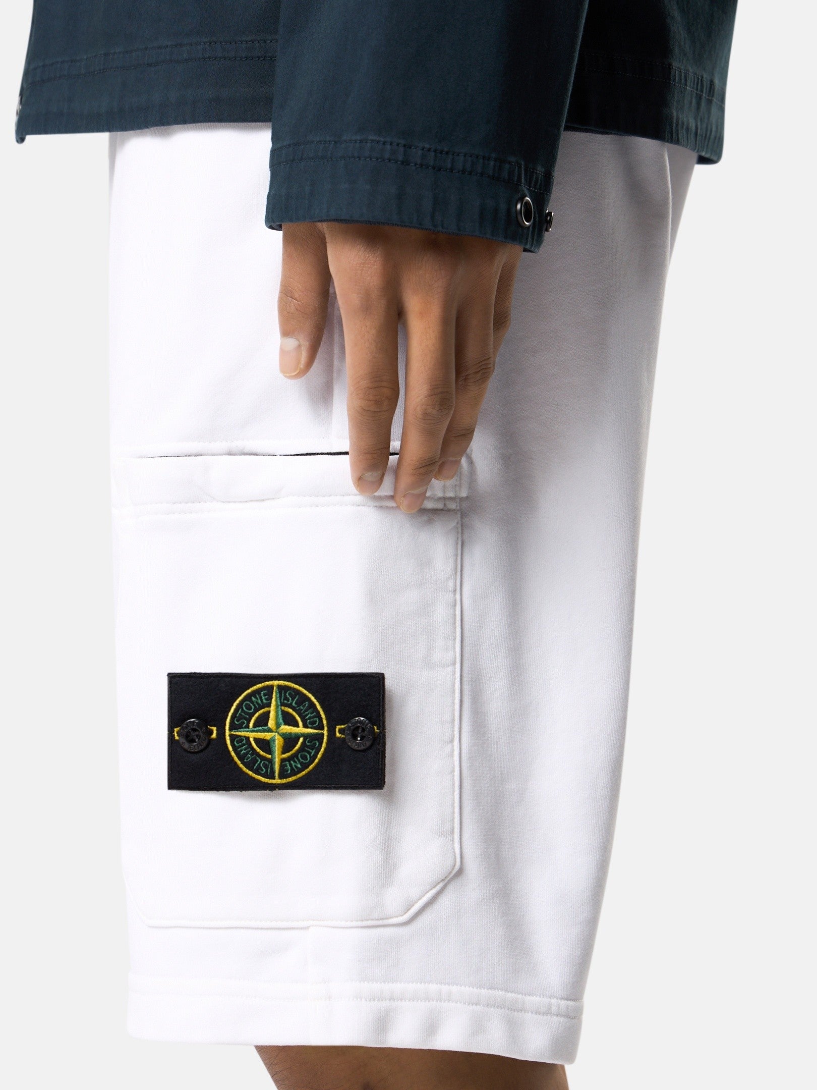 Stone Island Regular-Fit Jogger Shorts with Cargo Pocket 6200011
