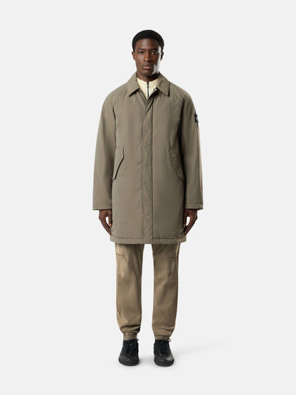 Stone Island Padded Long Coat With Anti-Drop 7100002
