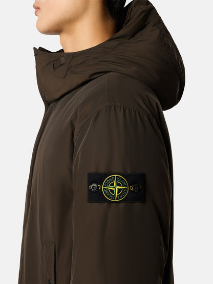 Stone Island Long Down Parka with Anti-Drop 7100006