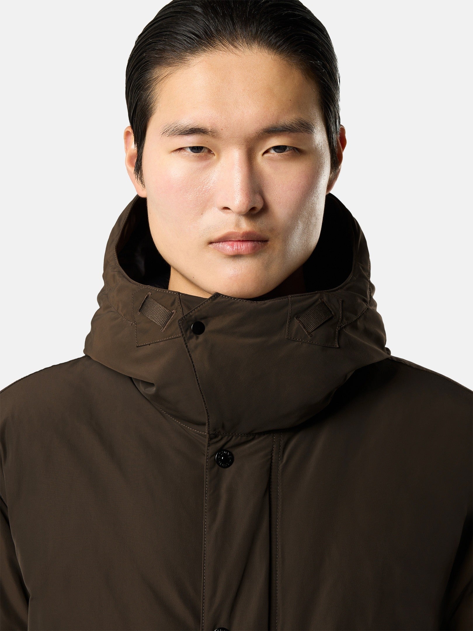 Stone Island Long Down Parka with Anti-Drop 7100006