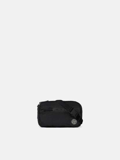 Stone Island Belt Bag with Zip Pocket and Compass Patch 9200014