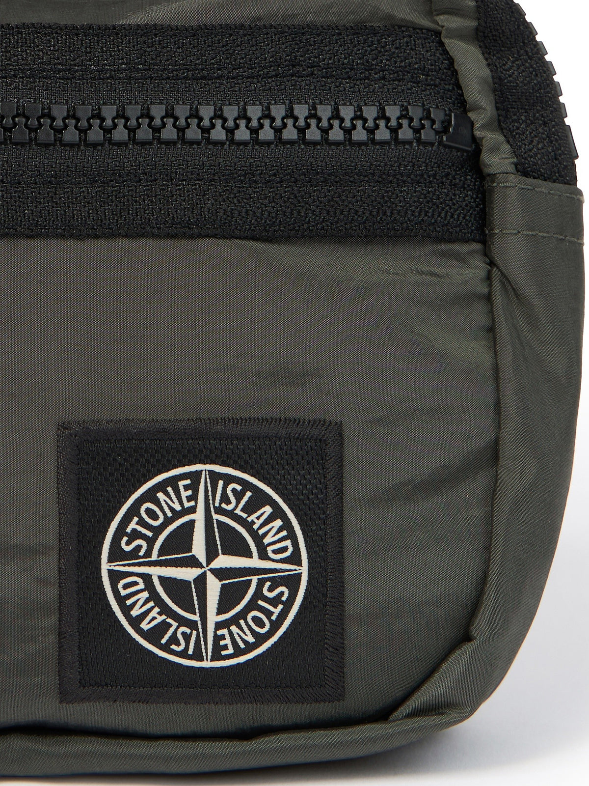 Stone Island Belt Bag with Zip Pocket and Compass Patch 9200014