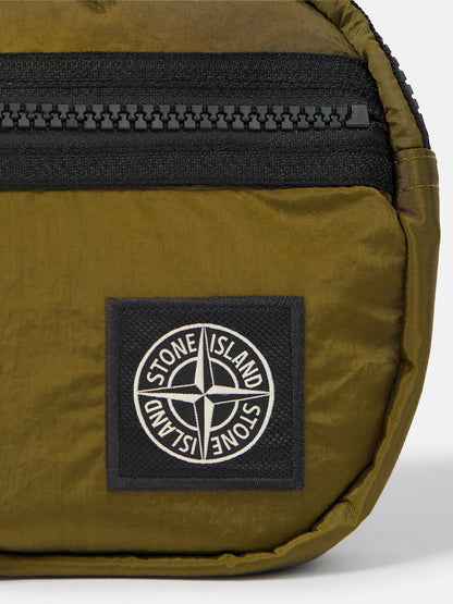 Stone Island Belt Bag with Zip Pocket and Compass Patch 9200014