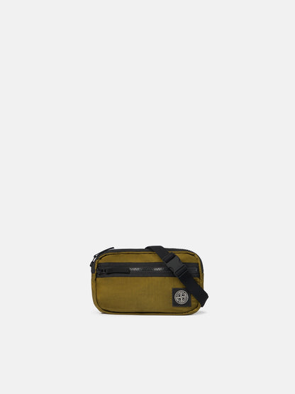 Stone Island Belt Bag with Zip Pocket and Compass Patch 9200014
