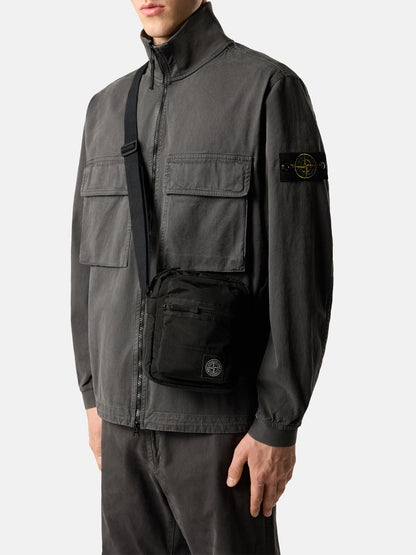 Stone Island Crossbody Bag with Pockets and Adjustable Strap 9200015