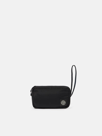 Stone Island Wrist Pouch with Internal Pockets and Zip Closure 9200019