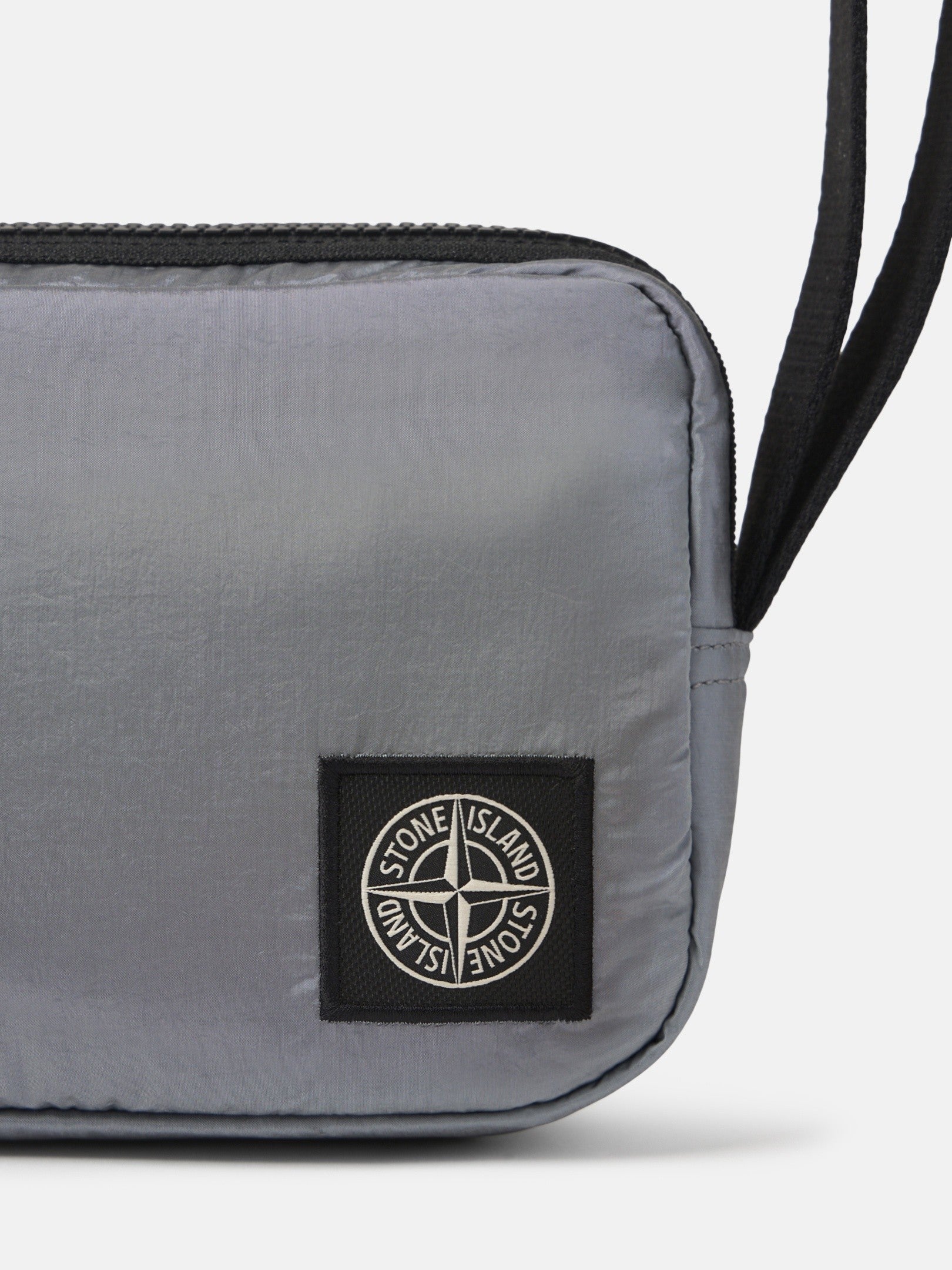 Stone Island Wrist Pouch with Internal Pockets and Zip Closure 9200019