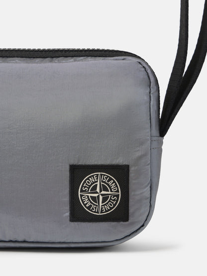 Stone Island Wrist Pouch with Internal Pockets and Zip Closure 9200019