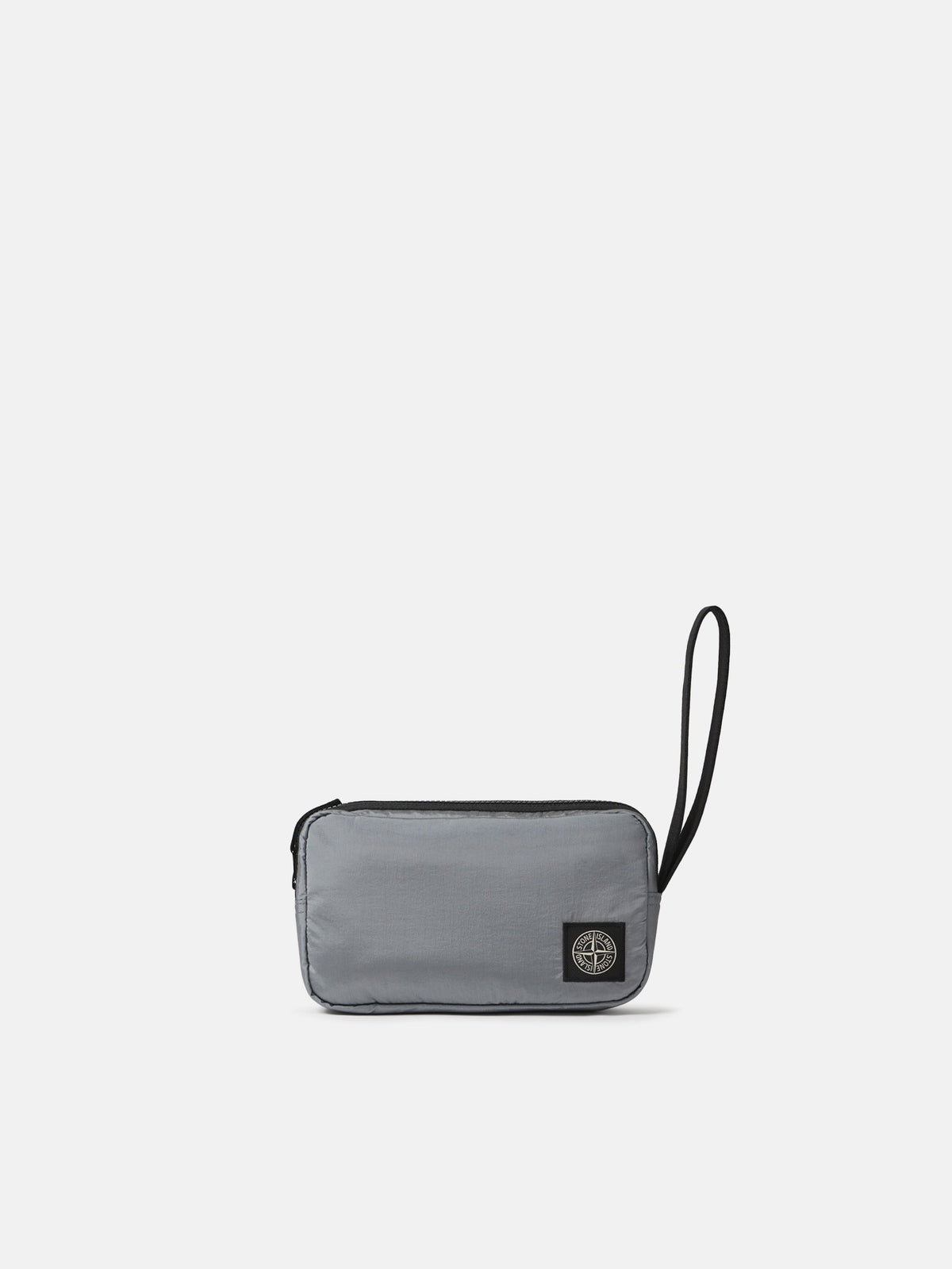 Stone Island Wrist Pouch with Internal Pockets and Zip Closure 9200019