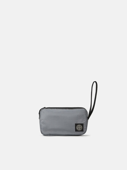 Stone Island Wrist Pouch with Internal Pockets and Zip Closure 9200019