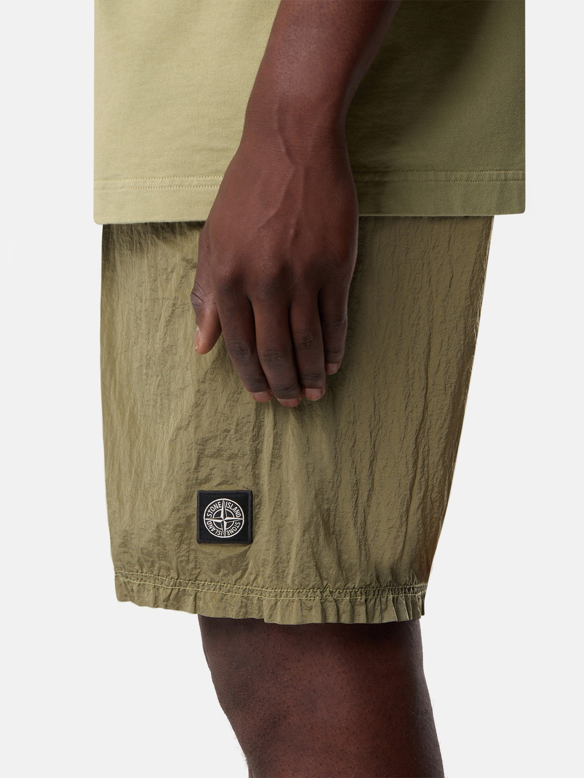 Stone Island Regular-Fit Mid-Length Swim Shorts with Pockets B100004