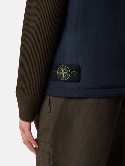 Stone Island Padded Vest with Packable Hood and Anti-Drop G100003