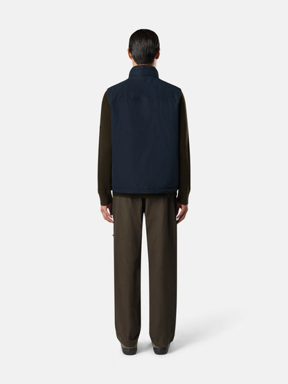 Stone Island Padded Vest with Packable Hood and Anti-Drop G100003