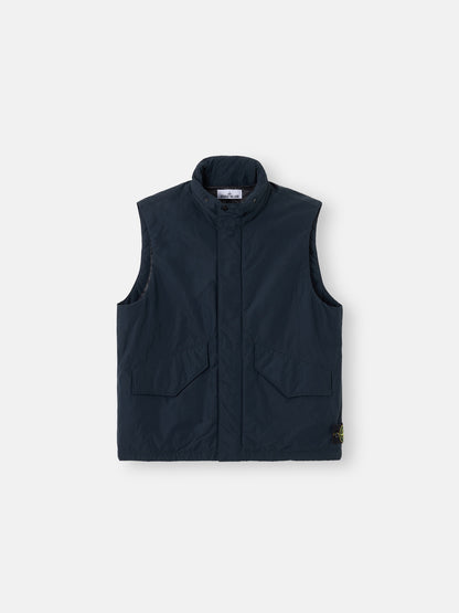 Stone Island Padded Vest with Packable Hood and Anti-Drop G100003