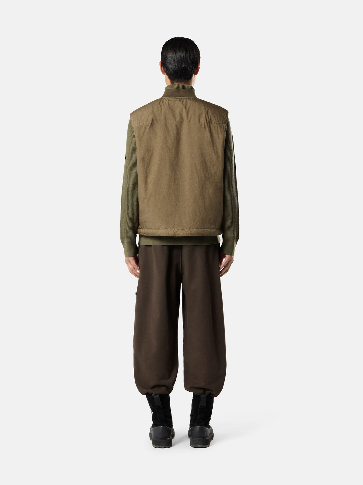 Stone Island Wind-Resistant Padded Vest with Anti-Drop G100006