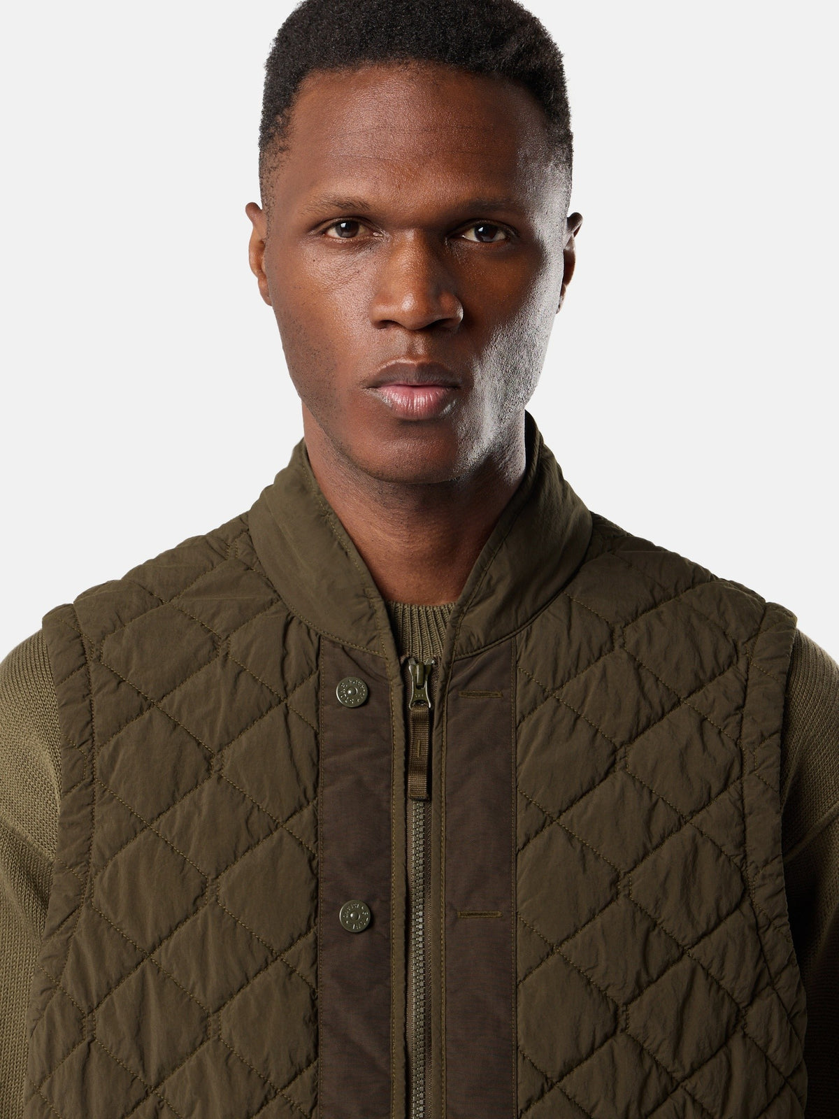 Stone Island Padded Vest with Anti-Drop G100007