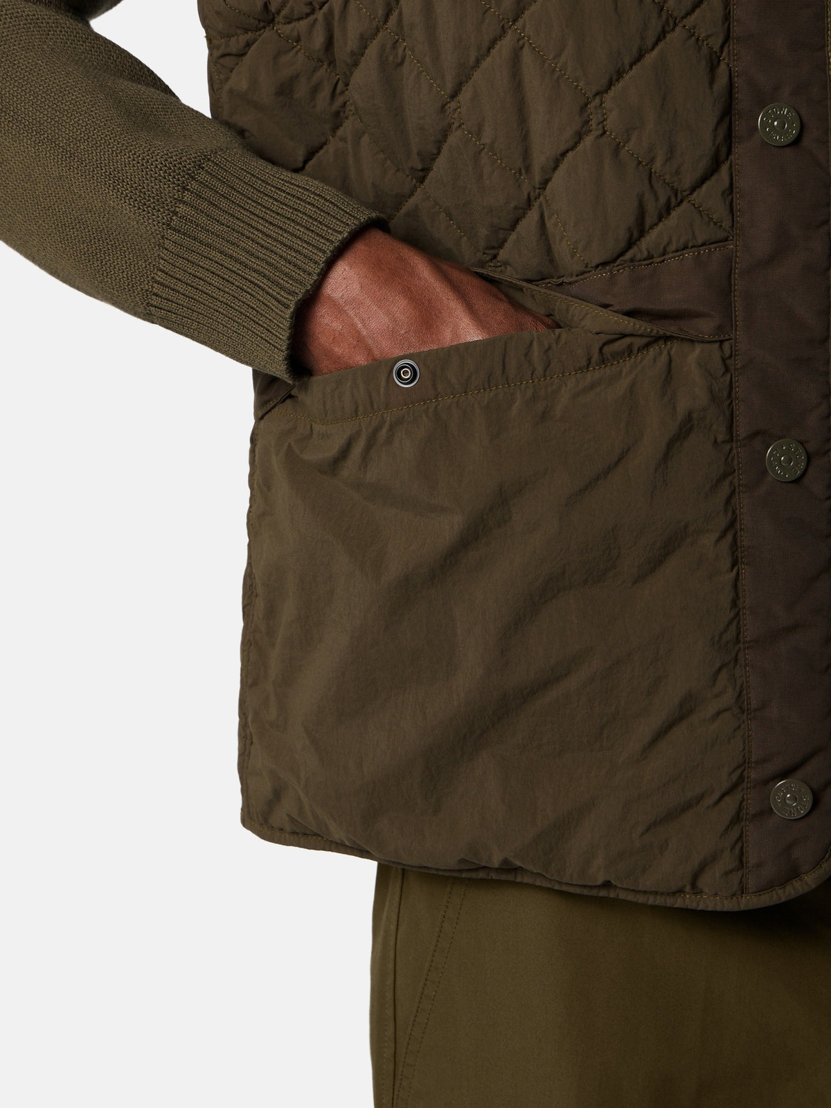 Stone Island Padded Vest with Anti-Drop G100007