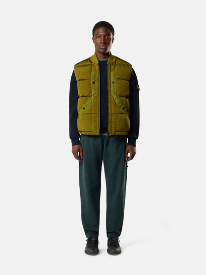 Stone Island Down Vest with Bomber Collar G100008