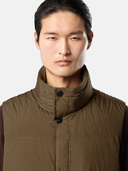 Stone Island Wind-Resistant Down Vest with Anti-Drop G100010