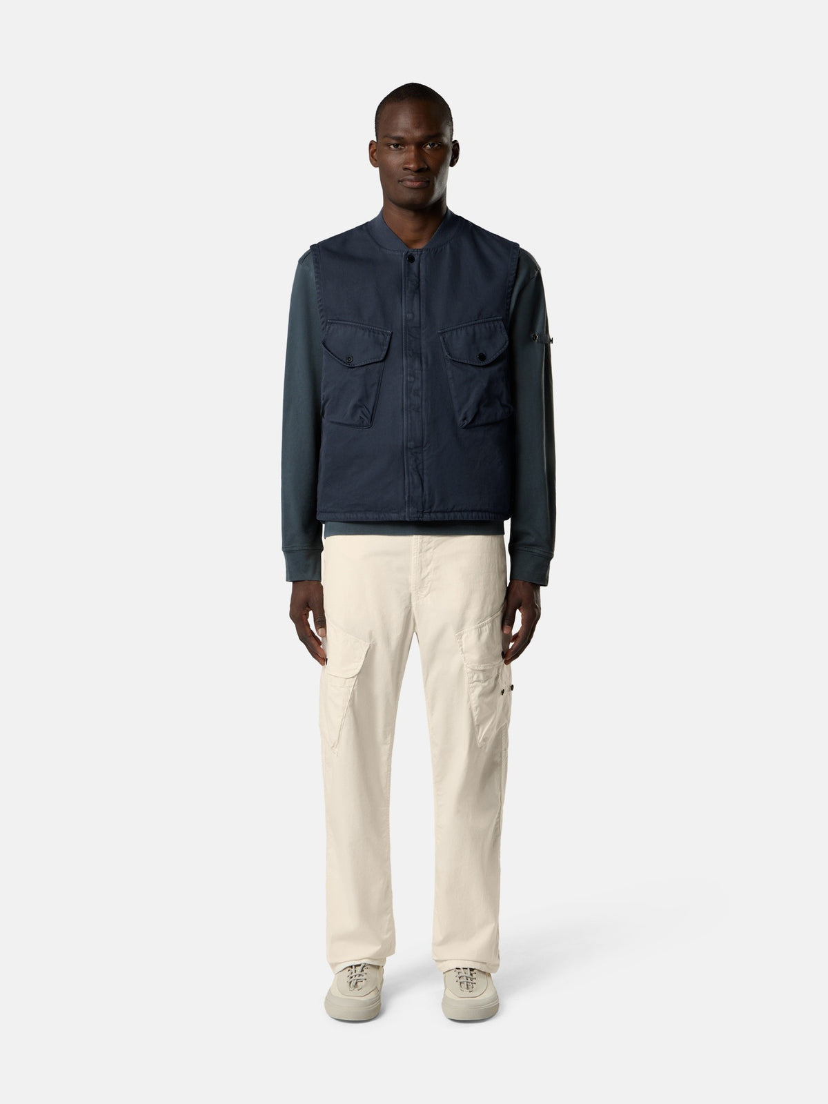 Stone Island Utility Vest with Anti-Drop G100013