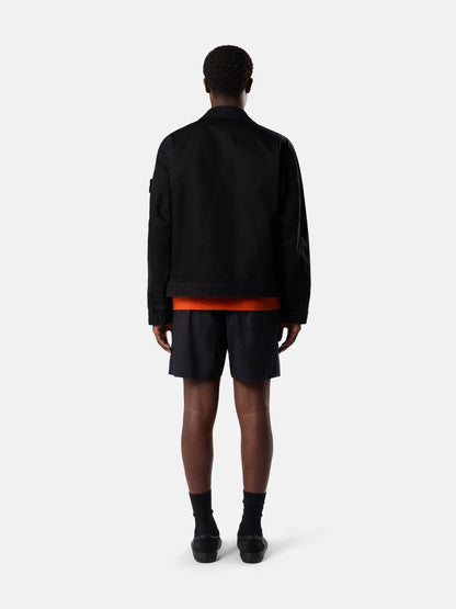 Stone Island Loose-Wide-Leg-Fit Bermuda Shorts with Elastic Waist L100001