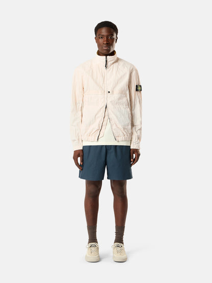 Stone Island Loose-Wide-Leg-Fit Bermuda Shorts with Elastic Waist L100001