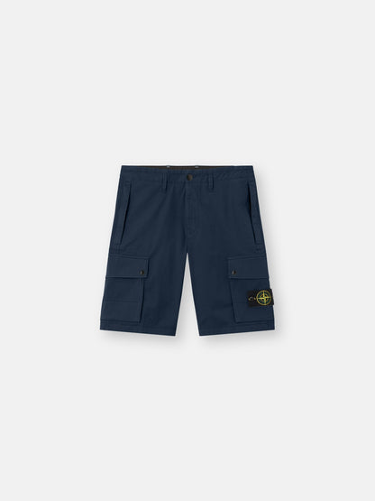 Stone Island Slim-Fit Cargo Bermuda Shorts with Zip Pockets L100019